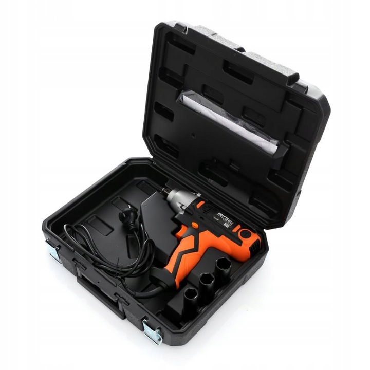ELEKTRYCZNY KLUCZ UDAROWY 2100W 800Nm 1/2" WALIZKA +3 NASADKI KRAFT KD1557