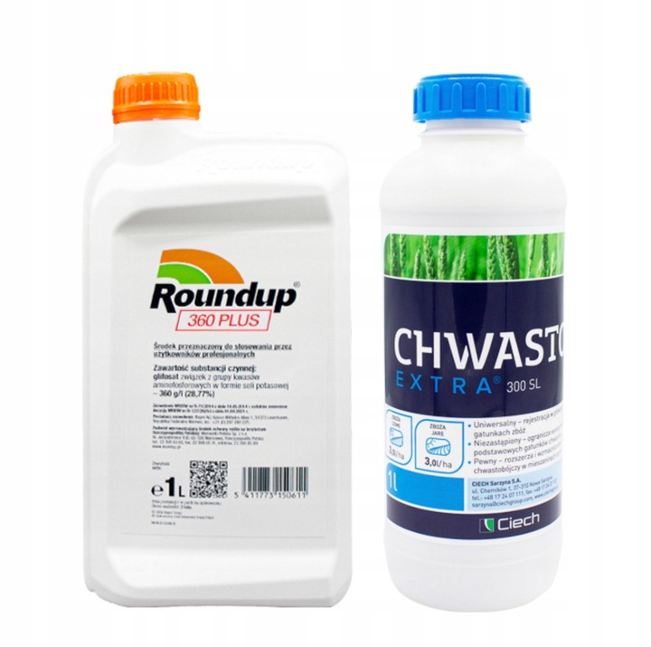 ROUNDUP 360 PLUS 1L + CHWASTOX EXTRA 300 SL 1L
