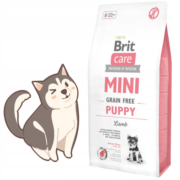BRIT CARE MINI GRAIN FREE PUPPY LAMB 2kg