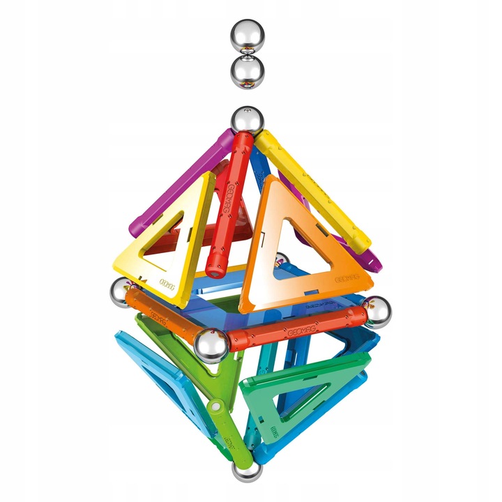 Geomag RAINBOW GEO-370 klocki magnetyczne 32 elementy