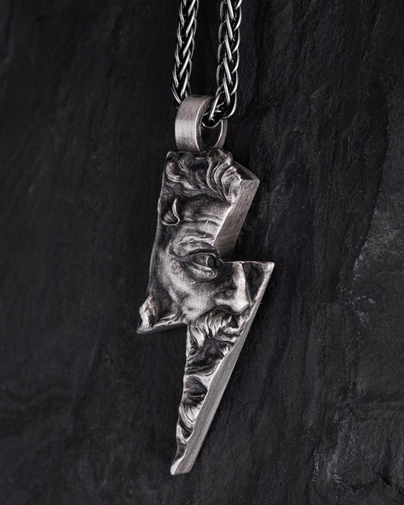 Srebrny wisiorek ZEUS. LIGHTNING