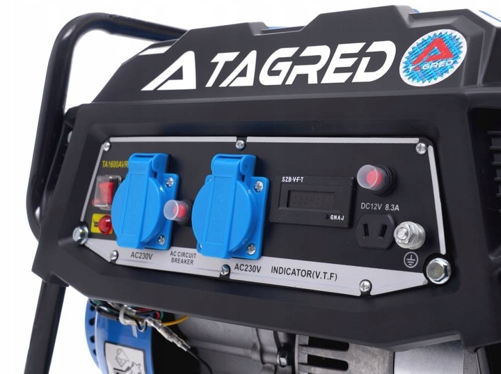 AGREGAT PRĄDOTWÓRCZY PRĄDU TAGRED 1600W AVR +OLEJ