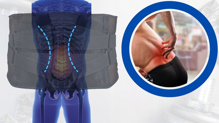 PAS STABILIZUJĄCY KRĘGOSŁUP LĘDŹWIOWY GORSET XXL