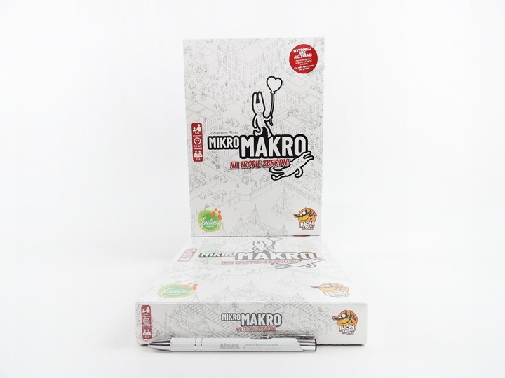 Gra kryminalna z zagadkami MikroMakro Na tropie zbrodni 1-4 osoby od 12 lat