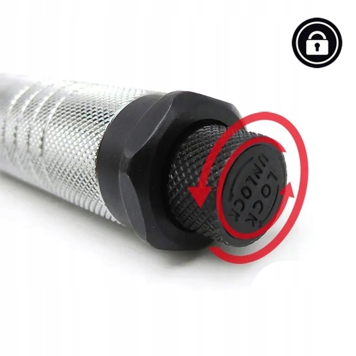 KLUCZ DYNAMOMETRYCZNY Z BLOKADĄ 1/4 5-25 Nm SILVER LERTZ POWER +