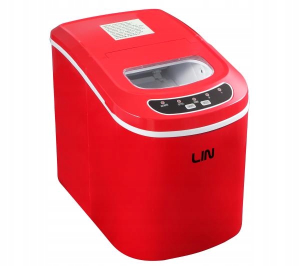 Kostkarka do lodu Lin ICE PRO-R12 112W 2,2L Czerwona 9 kostek na cykl