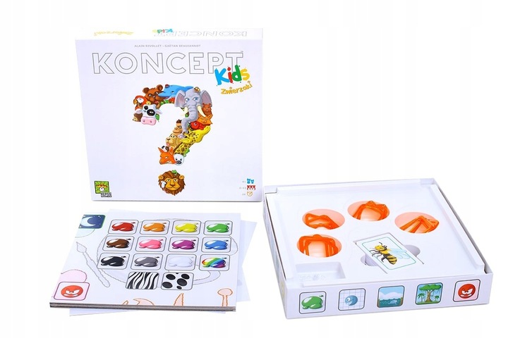 Gra planszowa Rebel Koncept Kids: Zwierzaki