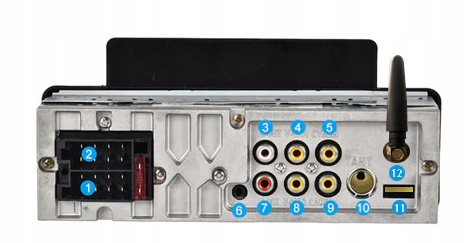 RADIO SAMOCHODOWE 1DIN BLUETOOTH 5" EKRAN DOTYK APPLE CARPLAY ANDROID AUTO