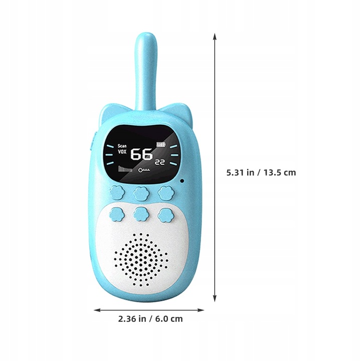 KRÓTKOFALÓWKA DLA DZIECI BEZPRZEWODOWA RODZIC-DZIECKO INTERAKTYWNA ZABAWKA