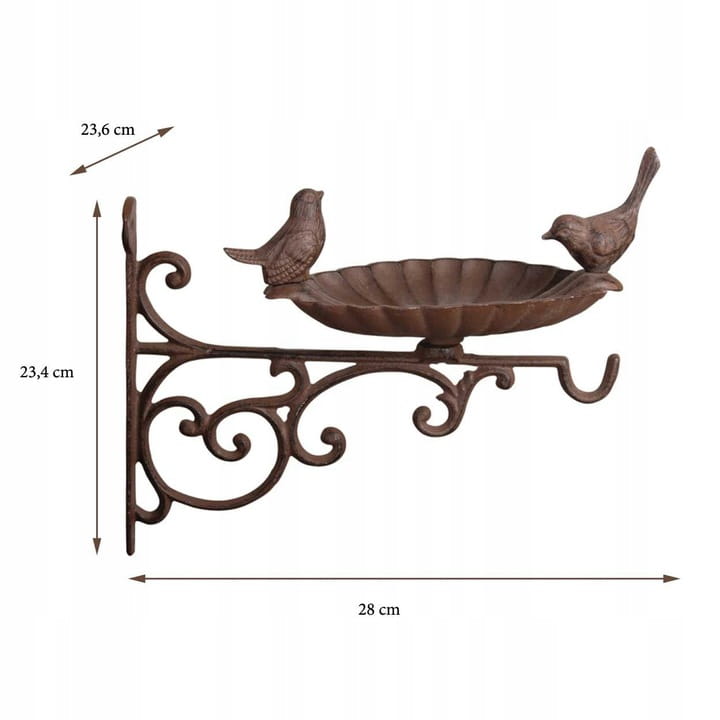 Poidełko Karmnik dla Ptaków Żeliwne do Ogrodu