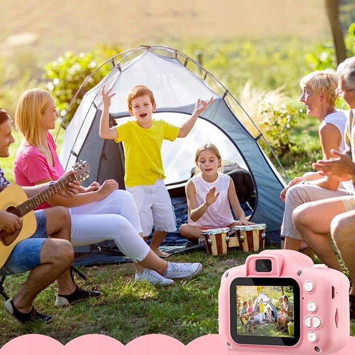 Aparat fotograficzny dla dzieci różowy