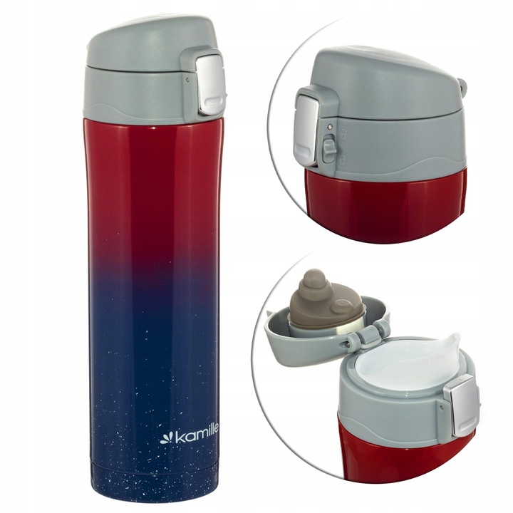 Kubek Termiczny 450ml Termos Butelka Bidon Kamille