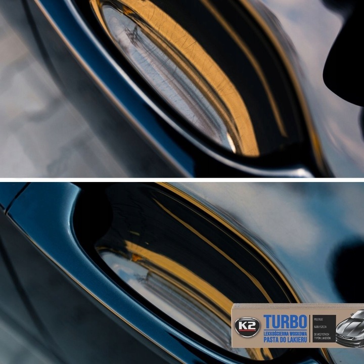 DO POLEROWANIA SAMOCHODU LAKIERU usuwanie rys GĄBKA PAD K2 TURBO MIKROFIBRA