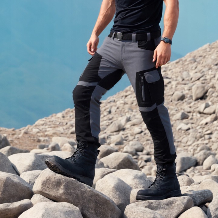 Spodnie robocze męskie Bojówki ochronne BHP Oddychające RIPSTOP Mocne r. 52