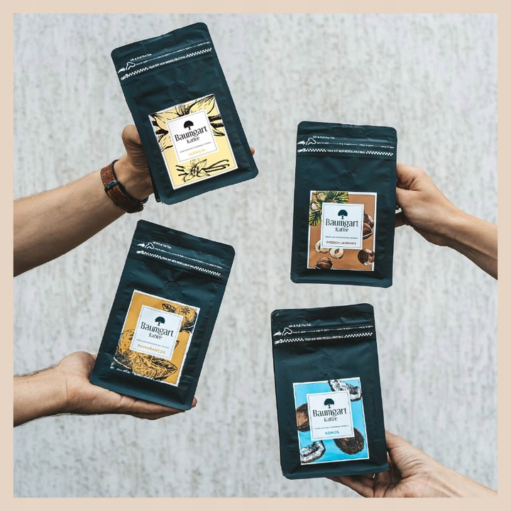 Kawa Smakowa MIELONA PISTACJOWA 200g 100% Arabica Świeżo Palona Baumgart