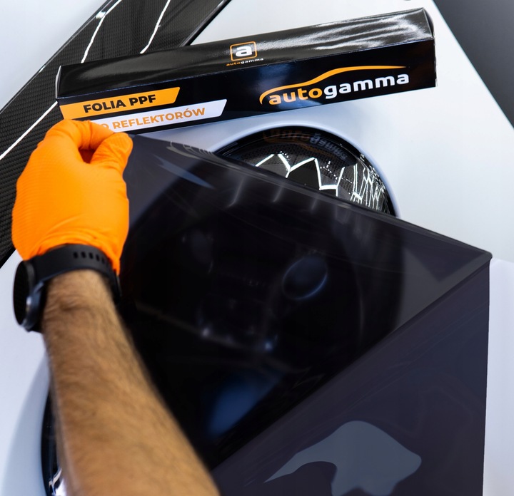 Folia Przyciemnianie Lamp Black Night Wysoce Przyciemniająca PPF 30x100cm