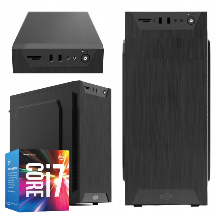 Komputer Stacjonarny Intel Core i7 16GB 1TB SSD Windows 10 szybki wydajny