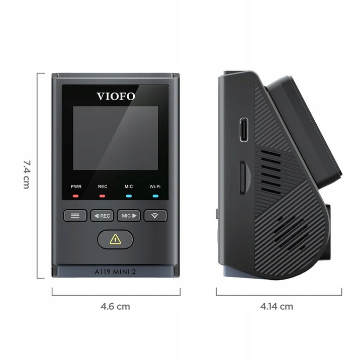 KAMERA REJESTRATOR VIOFO A119 MINI 2 GPS WIFI QHD