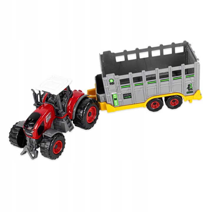 Zestaw pojazdów rolniczych traktor ciągnik kombajn przyczepa dla dzieci