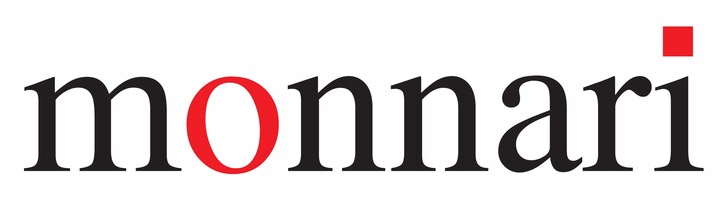 Torebka DUŻA Listonoszka MONNARI CZARNA LOGO Pojemna Praktyczna do pracy