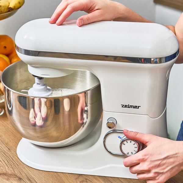 ROBOT PLANETARNY MIKSER ZELMER ZKR1350 1200W 6 PRĘDKOŚCI 5L STAL