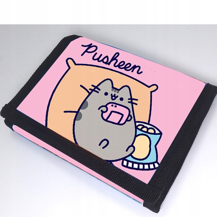 portfel młodzieżowy z rzepem portfele kodurowe pushe