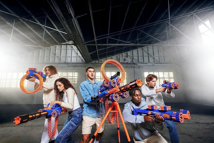 MINIGUN AUTOMATYCZNY X-SHOT INSANITY KARABIN RAGE FIRE 72 STRZAŁKI