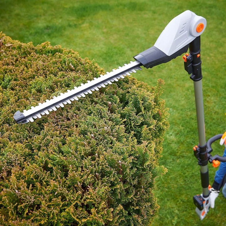 Akumulatorowe nożyce do żywopłotu na wysięgniku VonHaus 240cm 20V 1,5Ah