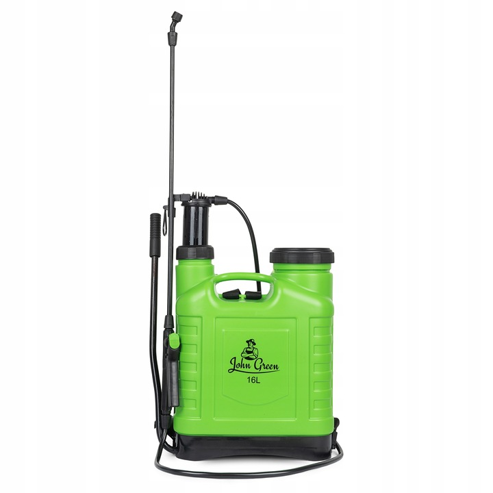OPRYSKIWACZ RĘCZNY CIŚNIENIOWY PLECAKOWY DŁUGA LANCA 4x DYSZE JOHNGREEN 16L