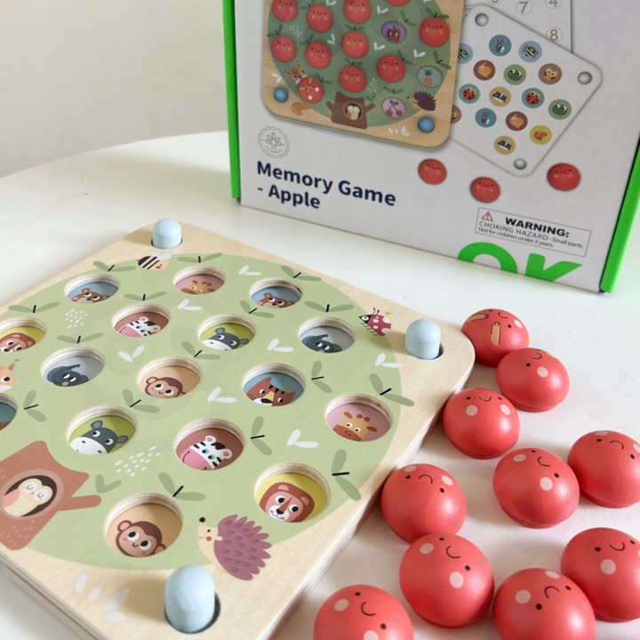 JABŁUSZKA MEMORKI GRA LOGICZNA PAMIĘCIOWA MEMORY TOOKY TOY