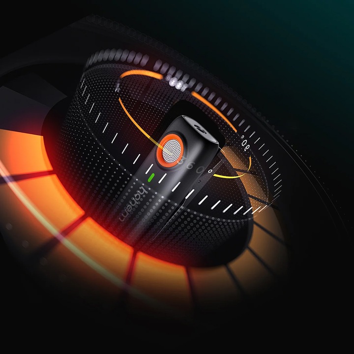 Mikrofon bezprzewodowy Hohem Lavalier Mic-01 (1 TX + 1 RX) Czarny Lightning