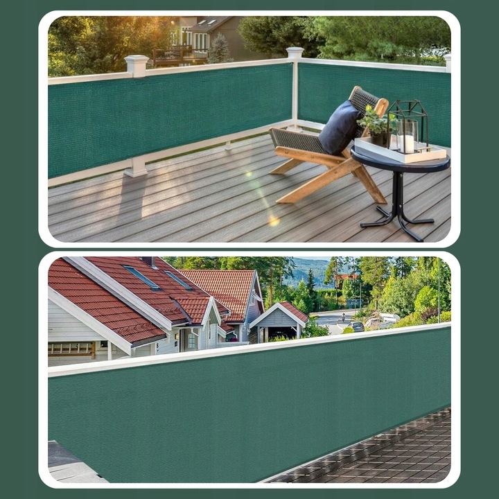 SIATKA CIENIUJĄCA 1,5x10m MASKUJĄCA 62% OSŁONA MATA NA OGRODZENIE PŁOT +UV