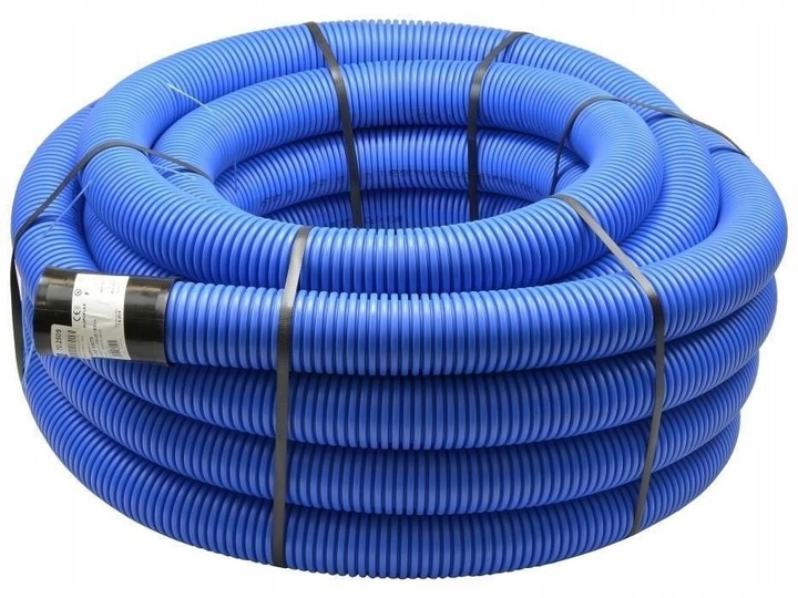 RURA KARBOWANA PESZEL DO ZIEMI NIEBIESKI Z PILOTEM 40mm 40/32 25m UV