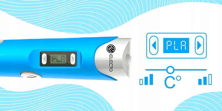 DŁUGOPIS 3D DRUKARKA MAGICZNY DŁUGOPIS 3D+ WKŁADY 460 METRÓW+ MATA OCHRONNA