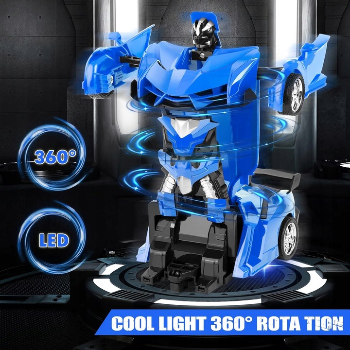 Thedttoy Transforming Toys – Zdalnie Sterowany Samochód 2w1 Robot