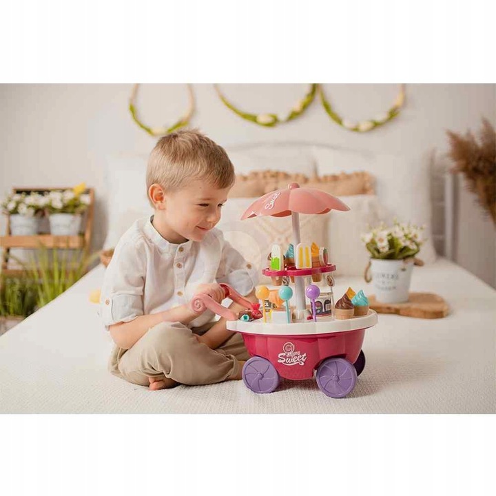 KUCHNIA AKCESORIA SKLEP LODZIARNIA CUKIERNIA SŁODKOŚCI LED DŹWIĘK WOOPIE