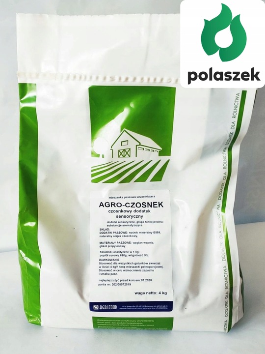 Agroczosnek na kaszel bydło, drób, trzoda 4 kg