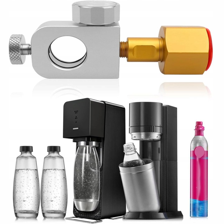 PRZETOCZKA ADAPTER DO SODASTREAM SZYBKOZŁĄCZE TERRA DUO ART CO2