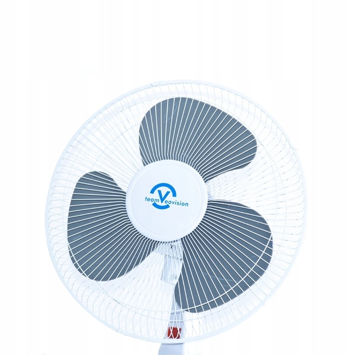 WENTYLATOR WIATRAK PODŁOGOWY DUŻY STOJĄCY Z PILOTEM REGULOWANY BIAŁY