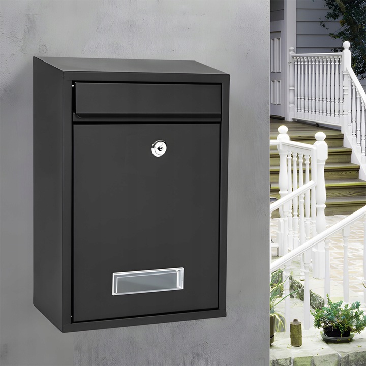 Skrzynka na Listy Pocztowa Pocztę Gazetę Tuba WIZJER Nowoczesna do Domu XL