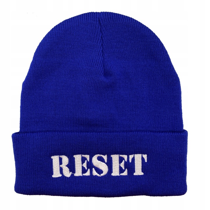 Czapka zimowa beanie z własnym haftem napisem personalizacja 26 kolorów