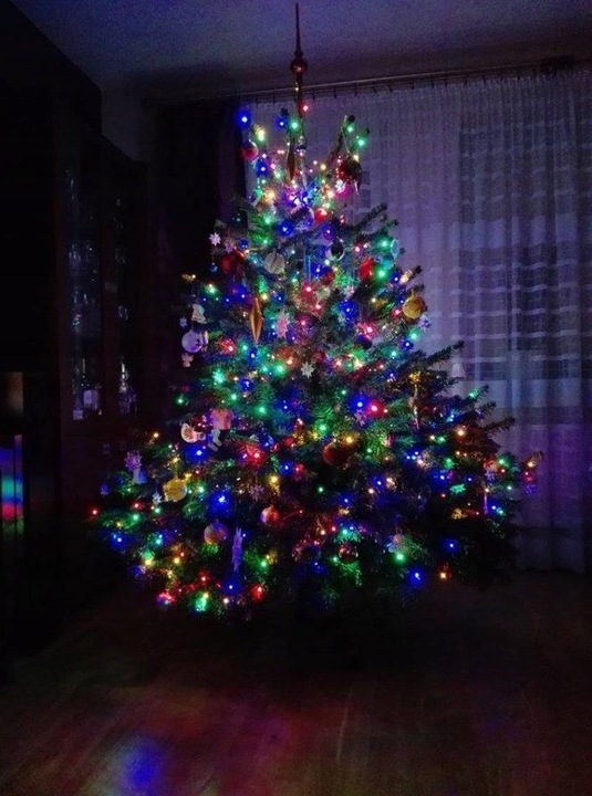 LAMPKI CHOINKOWE 1000 LED ŚWIATEŁKA KOLOROWE CHOINKĘ OŚWIETLENIE ŚWIĄTECZNE