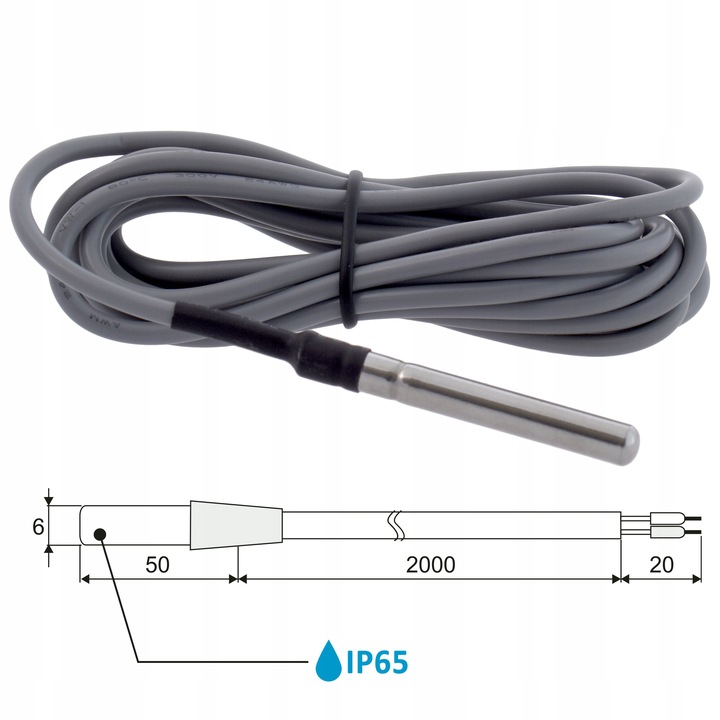 CZUJNIK UNIWERSALNY SONDA TEMPERATURY NTC 5k ESCO