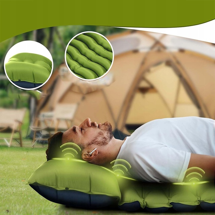 MATA KARIMATA MATERAC SAMOPOMPUJĄCY POMPKA PODUSZKA 195X68X10CM INFLACJA