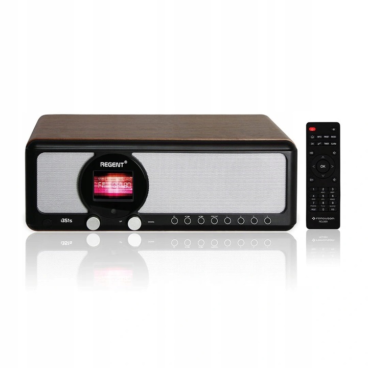 Radio DAB+ FM internetowe Ferguson i351S ciemne drewno bluetooth WiFi