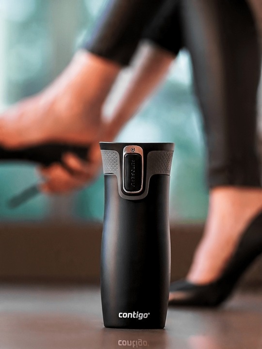 Kubek termiczny Contigo West Loop 2.0 470ml - czarny mat