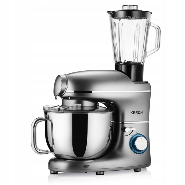 ROBOT KUCHENNY PLANETARNY MIKSER Z MISĄ KERCH ROTARY 4000W GREY 6,2L