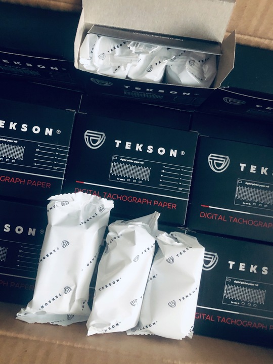 Papier do Tachografów - Tekson - 30 szt