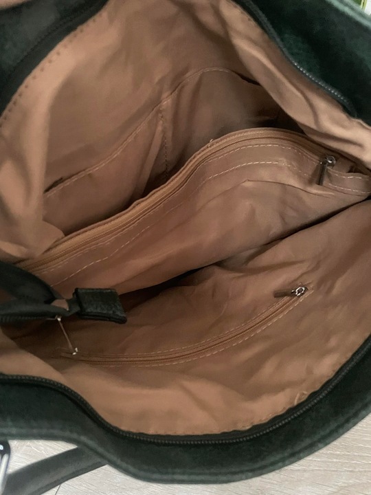 Torebka damska worek skóra ekologiczna czarna codzienna