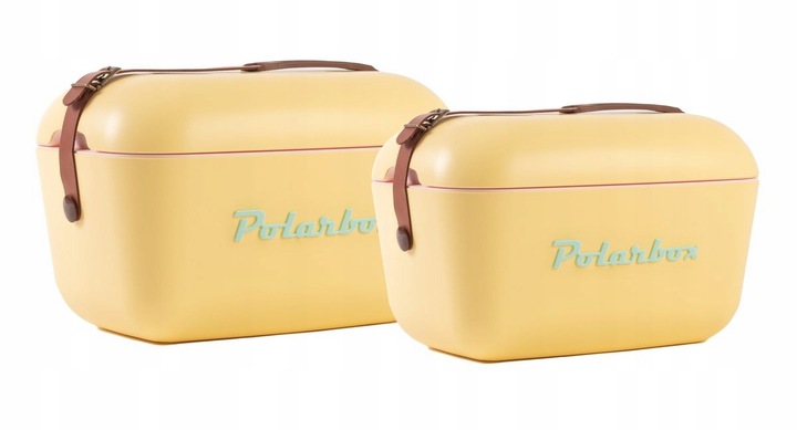 Lodówka turystyczna POLARBOX retro żółty 12L